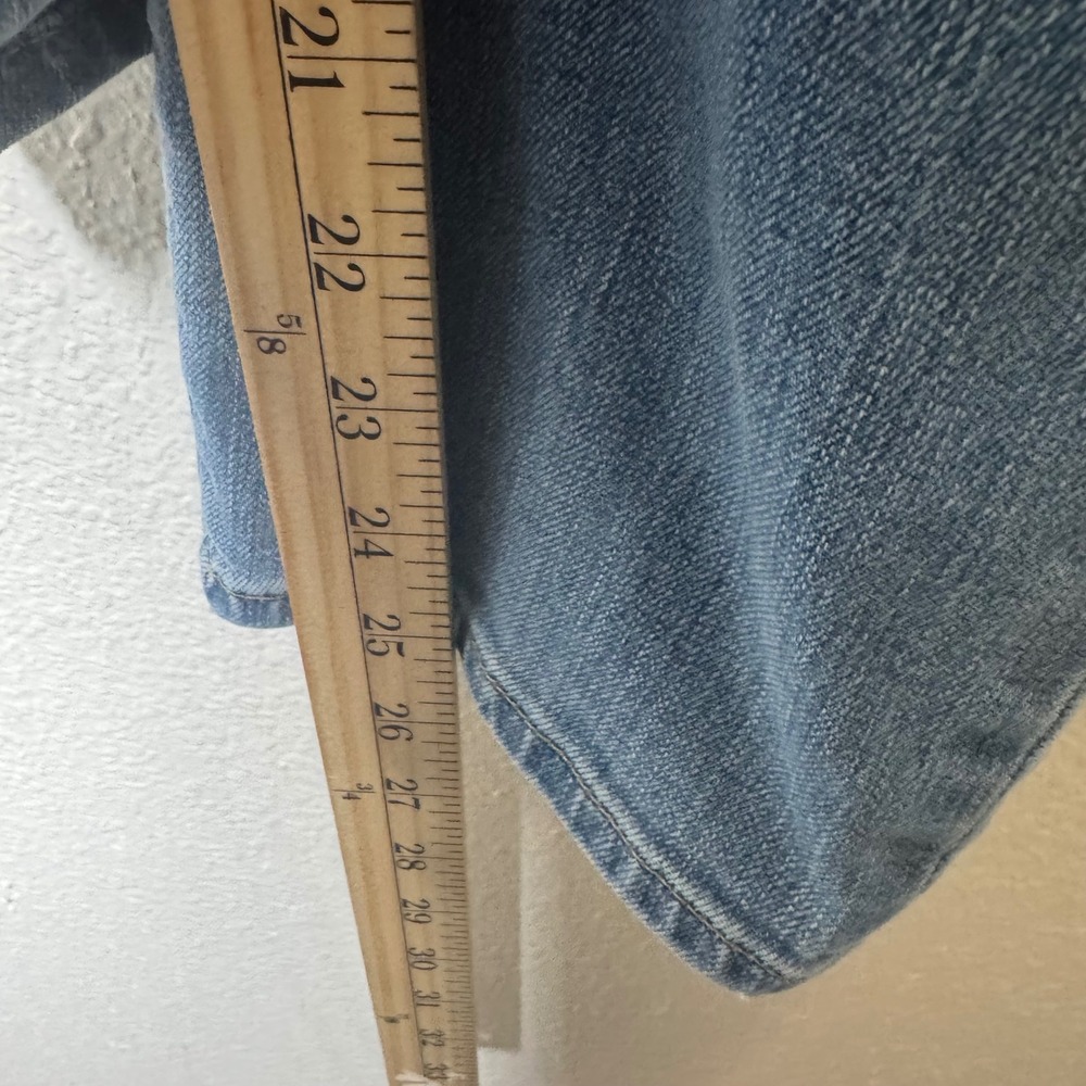 Talbots Flawless Five Pocket Woman Petites Jeans‎ Light Wash Denim Size 16 - Picture 7 of 10